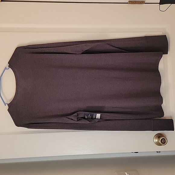 Jockey, Size L, Dark Gray Jersey Knit Stretch Long Sleeve Tee.  NEW with Tags - Picture 5 of 11